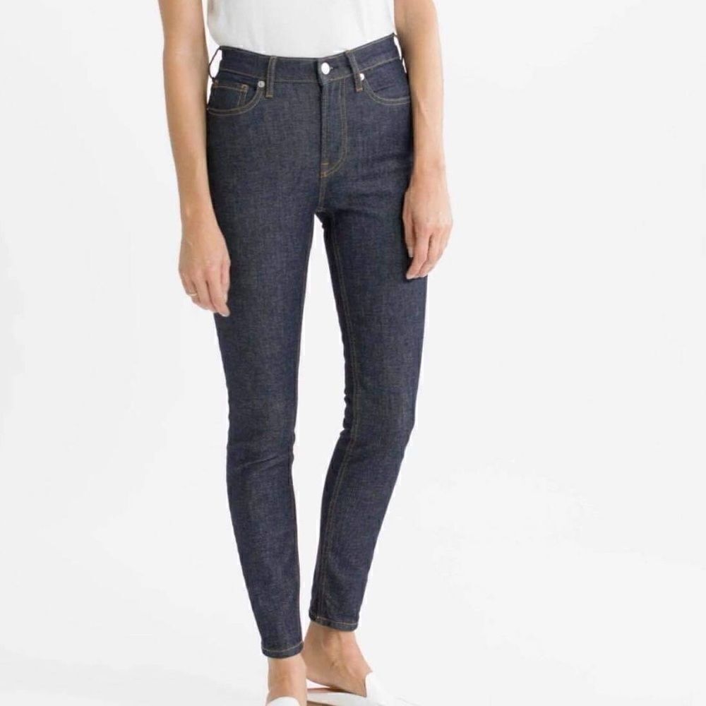 Everlane The High Rise Skinny Ankle Jeans .Size 25